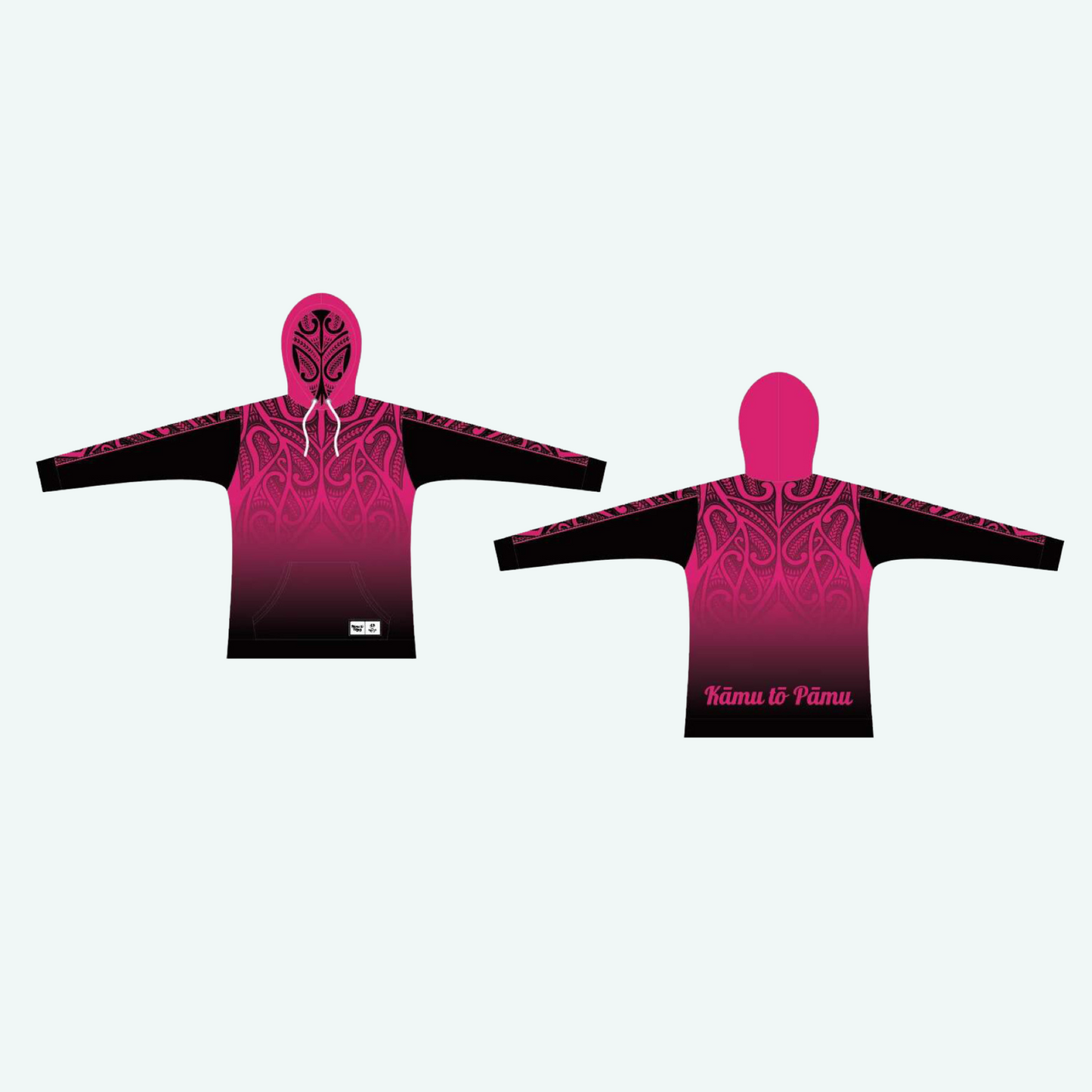 Hi-Viz Hoodie (Mawhero/Pink)