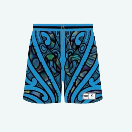 Shorts-Blue Paua